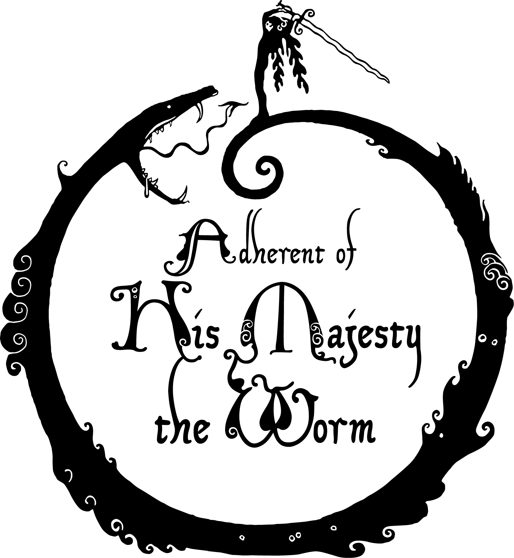 Adherent of His Majesty the Worm — official third-party material logo